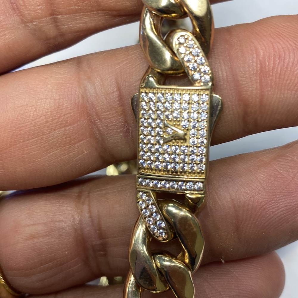 NEW 14K Solid Gold Cuban Necklace 26” - Picture 7 of 8